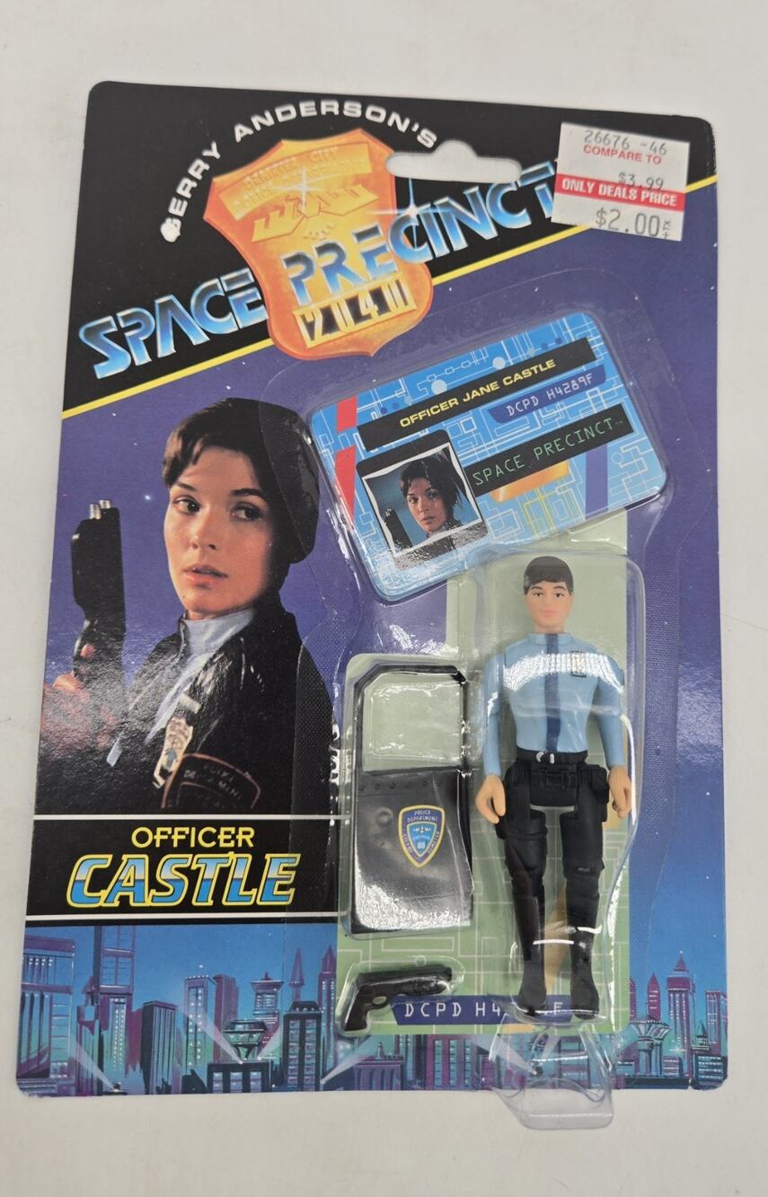 Space Precinct Officer Castle Action Figure Gerry Anderson Vivid 1994 NOS